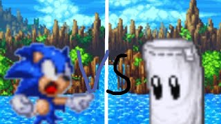 Sonic Vs Sandbag (Sonic Sprite test)