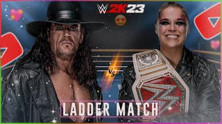 Ronda Rousey VS Undertaker | Ladder Match | WWE 2K23 | Prash Gaming