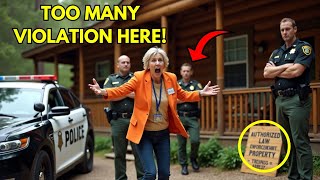 HOA Karen Broke Into My Cabin—Didn’t Know I’m the Sheriff—Got Hauled Off Screaming!