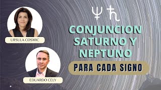 🌟CONJUNCION SATURNO Y NEPTUNO PARA CADA SIGNO💫