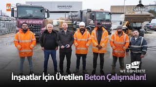 İnşaatlar için üretilen beton çalışmaları… /Londra Aktüel 299. Bölüm