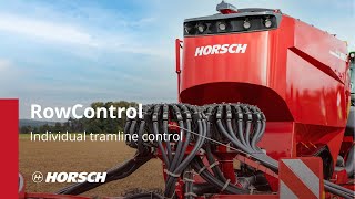 HORSCH RowControl – individual tramline control