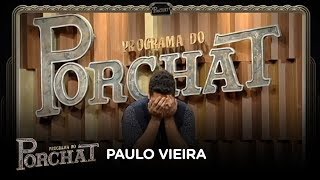 Porchat mostra os melhores momentos de Paulo Vieira no programa