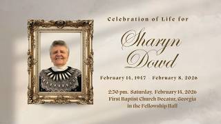 2026-02-14 Celebration of Life Service for Sharyn Dowd