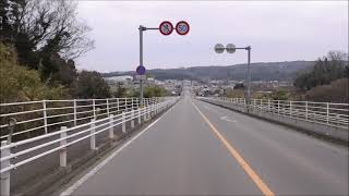 【車載動画】国道２１３，香々地を走る（２３年２月１２日）