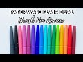 PaperMate Flair Dual Brush Pens Review: NEW Release - Artistic Review!