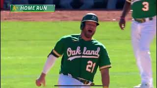 Stephen Vogt hits home run in final at-bat of 10-year Major League Baseball care