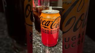 #Orange Cream Coca #Cola #tastetest 🍊 #drink #soda #foodreview #food #foodie #foodlover #foodies