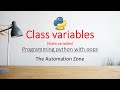 Static Variable or Class Variable - Python OOPs 04