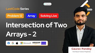 Day 12: LeetCode Coding Problem | Intersection of Two Arrays - 2 Solution | 150 Days Challenge