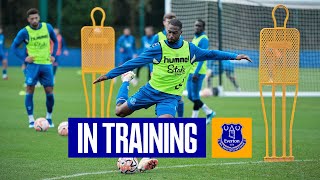 TOFFEES TRAIN AHEAD OF PREMIER LEAGUE MATCH WITH BOURNEMOUTH!