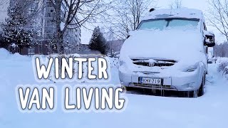 Surviving WINTER VAN LIFE in an RV PARK