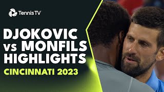 Novak Djokovic Breaks Another Record vs Monfils! | Cincinnati 2023 Highlights