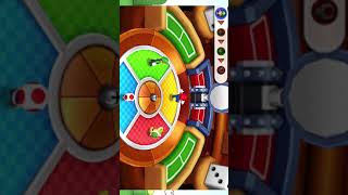 Mario Party : Island Tour - Spin and Bear It ( Luigi vs Toad vs Bowser. Jr vs Mario ) #Shorts