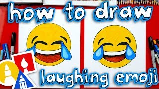 How To Draw Laughing Emoji 😂