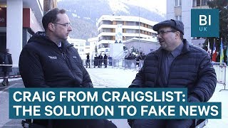 Craig from Craigslist thinks he has a solution to 'fake news'