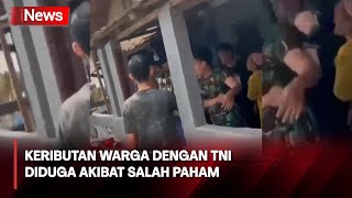 Diduga Salah Paham, Keributan Antara Warga dengan Keluarga TNI Terjadi di Palembang