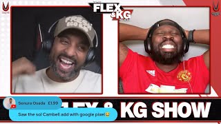 Flex and KG react to the Sol Campbell advert 😂