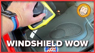 How to CLEAN YOUR WINDSHIELD (inside too!) | Tool of the Week - Windshield Wow