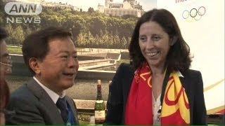 猪瀬知事プレゼン控え　ライバル都市にエールを・・・（13/05/30）