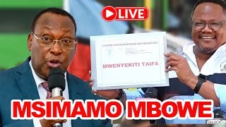 🔴LIVE: MBOWE ATOA TAMKO - KUGOMBEA UWENYEKITI CHADEMA