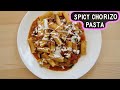 Spicy Chorizo Pasta | Vegetarian Recipe | Cooking with the Ley Sisters