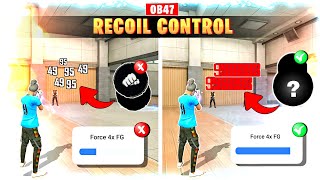 Recoil Control 🔥 || OB47 Update One tap sensitivity ✅ || Free fire Headshot setting in tamil