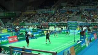 2010臺北羽球公開賽男雙八強 李龍大/鄭在成 vs. 陳宏麟/林祐瑯G1-2