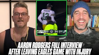 Aaron Rodgers Talks Injuries, Competitive Golf Future, & Creepy Stalkers With Pat McAfee