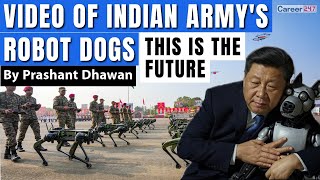 VIDEO OF INDIAN ARMY'S ROBOT DOGS GOES VIRAL | THIS IS THE FUTURE OF INDIAN MILITARY