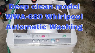 Deep clean model WWA-680 Whirlpool Automatic Washing