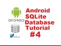Android SQLite Database Tutorial 4 # Show SQLite Database table Values using Android