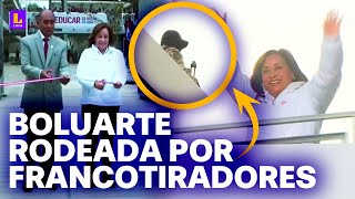 Dina Boluarte rodeada por francotiradores ¿Por qué la unidad SUAT está apoyando con su resguardo?