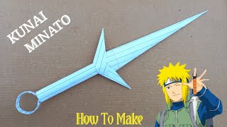 How To Make A Paper Kunai - Ninja Origami | KAĞITTAN MİNATO KUNAİ YAPIMI