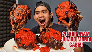 BUKA PUASA PAKE 2 EKOR AYAM ASAP JUMBO MANDI CABE DARI JOGJA!