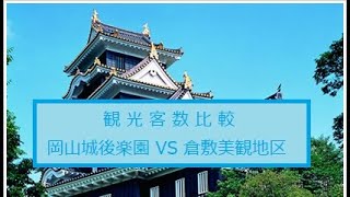 【岡山探訪】観光客数比較「岡山城後楽園VS倉敷美観地区」