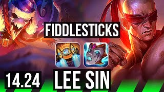 FIDDLESTICKS vs LEE SIN (JGL) | KR Diamond | 14.24