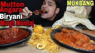 Mutton Angara, Murgh Mumtaj, Egg Biryani, Rumali Roti, Tawa Roti | MUKBANG #asmr #mukbang #food