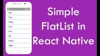 Flat List React Native Tutorial for Beginners - Build a React Native App [2021]