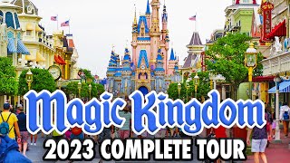 Magic Kingdom 2023 - Walkthrough & Rides at Walt Disney World [4K]