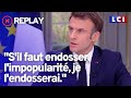 Emmanuel Macron s'explique face aux contestations sur la réforme des retraites