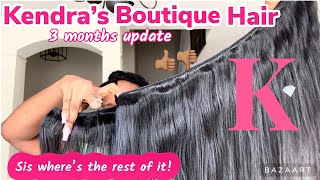 Kendra’s boutique hair review 2022 | New 13*6 HD frontal | 3 months update *the real tea* Essentials