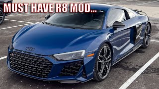 FIRST MODS FOR MY NEW AUDI R8 PERFORMANCE!!!