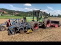 Fendt Favorit 611 LS JG mit 4m Raabe Grubber + Kuhn Kreiselegge + Nordsten Drille