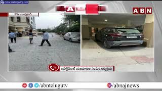 Concrete Fallen Near Alpha 1\u00262 Tower Side  ||  Jayabheri Silicon County Kondapur || ABN Telugu