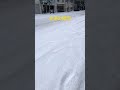 間に合いません歩道の除雪　小学生とすれ違い