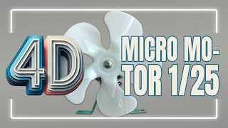 Um 4D do Micro Motor de 1/25 para Refrigeração