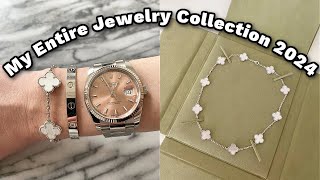 My Entire Jewelry Collection 2024 ✨ || Rolex, VCA, Cartier & more