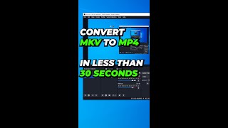 how to convert mkv to mp4 OBS
