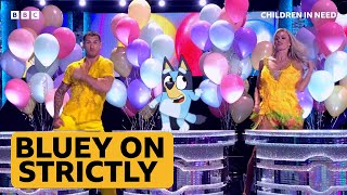 Bluey takes to the Strictly Dancefloor for Children in Need 🤩💃